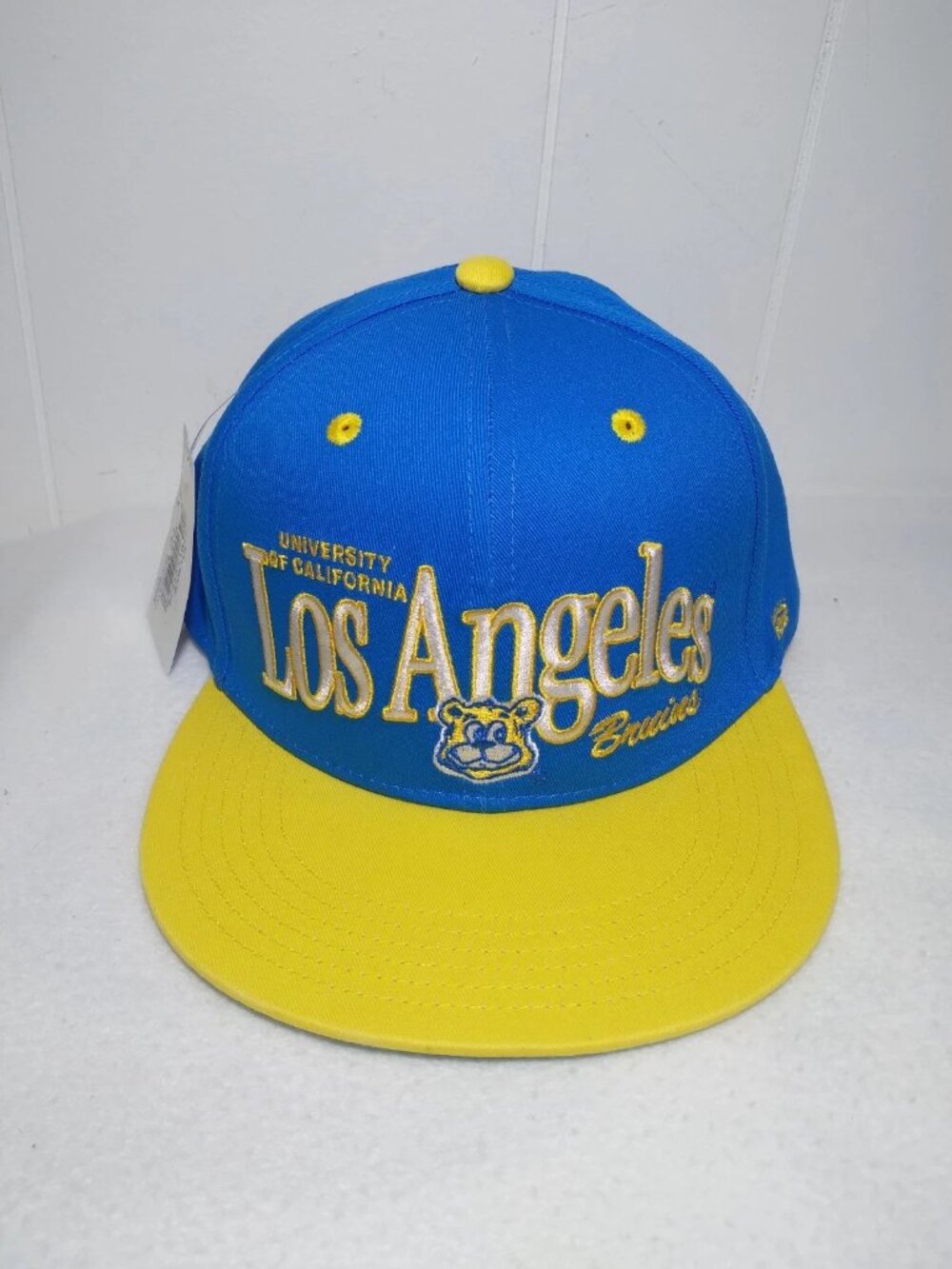 UCLA Bruins Homefield Wordmark Blue Yellow Billed Cap Snapback Adjustable NCAA